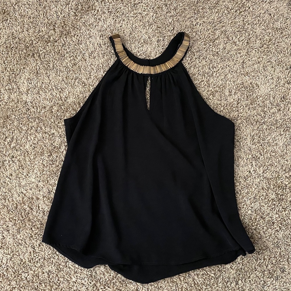 Black Halter Top
